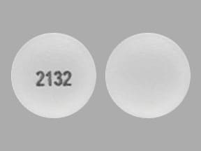 Pill Finder 2132 White Round Medicine Com