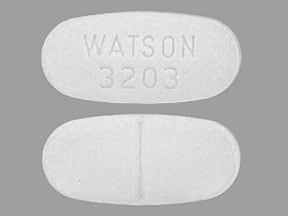 Image 1 - Imprint WATSON 3203 - acetaminophen/hydrocodone 325 mg / 7.5 mg