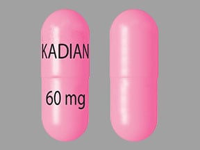 Image 1 - Imprint KADIAN 60 mg - morphine 60 mg