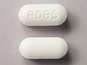 Imprint A 085 - Choline Magnesium Trisalicylate 750 mg