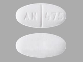 Image 1 - Imprint AN 475 - norethindrone 5 mg