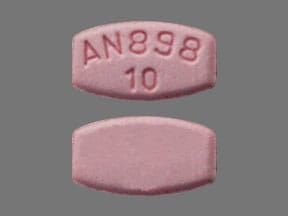 Image 1 - Imprint AN898 10 - aripiprazole 10 mg