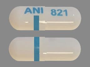 Imprint ANI 821 - mexiletine 200 mg