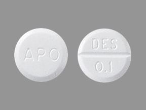 Imprint APO DES 0.1 - desmopressin 0.1 mg