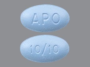 Image 1 - Imprint APO 10/10 - amlodipine/atorvastatin 10 mg / 10 mg