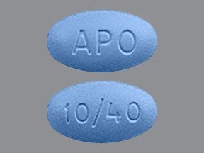 Image 1 - Imprint APO 10/40 - amlodipine/atorvastatin 10 mg / 40 mg