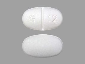 Image 1 - Imprint G 12 - metformin 1000 mg