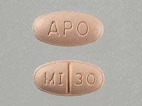 Image 1 - Imprint APO MI 30 - mirtazapine 30 mg