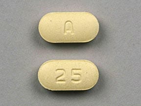 Image 1 - Imprint A 25 - lisinopril 40 mg