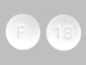 Image 1 - Imprint F 18 - alendronate 10 mg