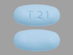 Image 1 - Imprint T 21 - naproxen 275 mg