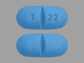 Image 1 - Imprint T 22 - naproxen 550 mg