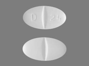 Image 1 - Imprint D 24 - gabapentin 600 mg