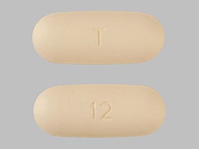 Image 1 - Imprint T 12 - levofloxacin 500 mg