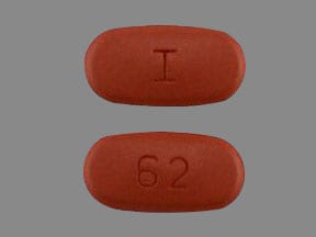 Image 1 - Imprint I 62 - hydrochlorothiazide/valsartan 12.5 mg / 160 mg