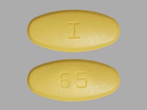 Image 1 - Imprint I 65 - hydrochlorothiazide/valsartan 25 mg / 320 mg