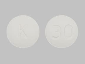 Image 1 - Imprint K 30 - amlodipine/olmesartan 10 mg / 40 mg