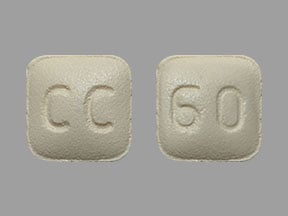 Image 1 - Imprint CC 60 - famotidine 20 mg