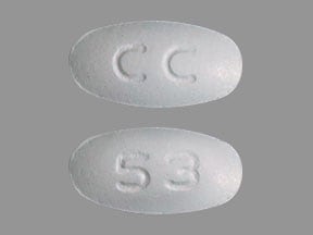 Image 1 - Imprint CC 53 - voriconazole 200 mg