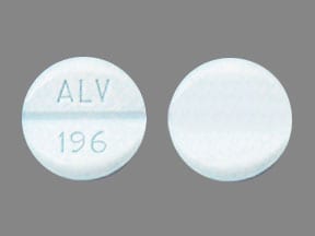 Pill Finder Alv 196 Blue Round Medicine Com