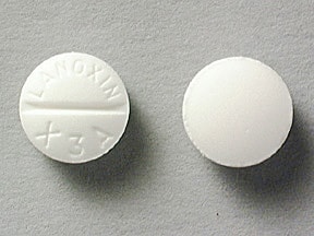 Image 1 - Imprint LANOXIN X3A - Lanoxin 250 mcg (0.25 mg)