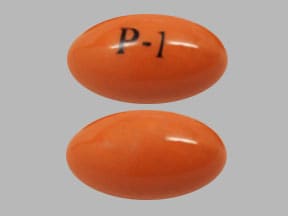 Pill Finder: P-1 Orange Elliptical / Oval - Medicine.com