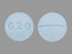 Image 1 - Imprint 020 - nadolol 20 mg