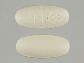 Image 1 - Imprint B 155 - Vinate M Prenatal Multivitamins with Folic Acid 1 mg