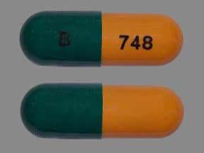 Pill Finder: B 748 Brown Capsule-shape - Medicine.com