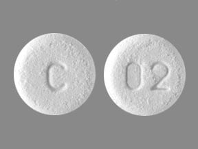 Image 1 - Imprint C 02 - risperidone 1 mg