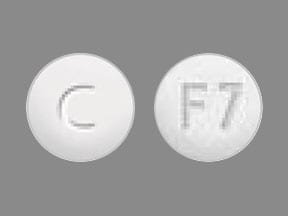 Image 1 - Imprint C F7 - citalopram 10 mg