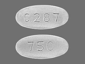 Image 1 - Imprint C287 750 - levofloxacin 750 mg