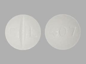 Image 1 - Imprint C L 407 - metoprolol 50 mg