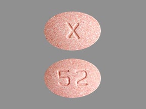 Image 1 - Imprint X 52 - montelukast 4 mg (base)