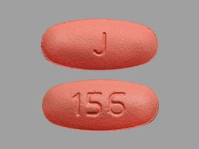 Imprint J 156 - valganciclovir 450 mg