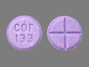 Image 1 - Imprint cor 133 - amphetamine/dextroamphetamine 12.5 mg