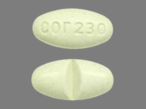 Imprint cor 230 - molindone 25 mg