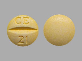 Image 1 - Imprint CE 21 - folic acid 1 mg