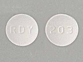 Image 1 - Imprint RDY 203 - risperidone 1 mg