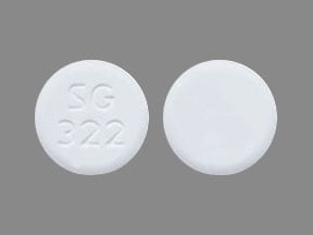 Image 1 - Imprint SG 322 - lamotrigine 200 mg