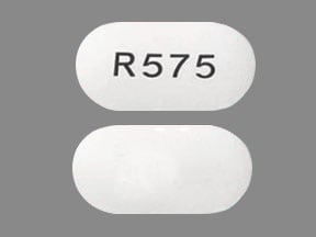 Imprint R575 - ibandronate 150 mg (base)