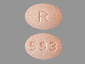 Image 1 - Imprint R 593 - montelukast 4 mg (base)