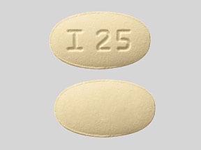 Image 1 - Imprint I 25 - glyburide/metformin 1.25 mg / 250 mg