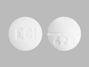 Image 1 - Imprint ECI 628 - phenobarbital 97.2 mg (1 1/2 grain)