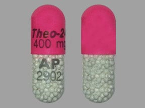 Image 1 - Imprint Theo-24 400 mg AP 2902 - Theo-24 400 mg