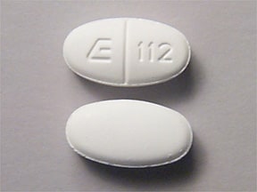 Image 1 - Imprint E 112 - sulfamethoxazole/trimethoprim 800 mg / 160 mg
