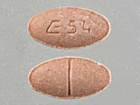 Image 1 - Imprint E 54 - lisinopril 5 mg