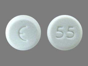 Image 1 - Imprint E 55 - amlodipine 2.5 mg