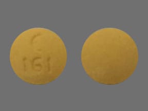 Pill Finder: E 161 Yellow Round - Medicine.com