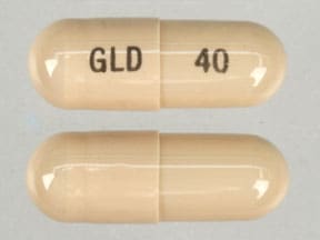 Image 1 - Imprint GLD 40 - doxycycline 40 mg (immediate release 30 mg / delayed release 10 mg)